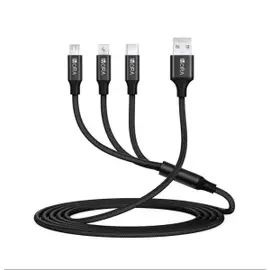 1hora v8 series one in three micro usb to type c cable cab259n