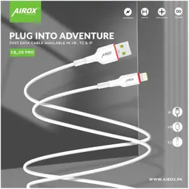 airox cb05 pro fast 2.4a fast charging lightning cable