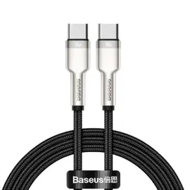 baseus cafule series metal data cable type c to type c (100w)