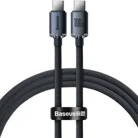 baseus crystal shine series type c to type c 100w cable