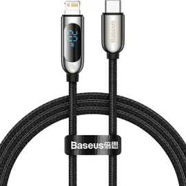 baseus display series fast charging cable type c to ip 20w