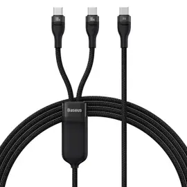 Baseus Flash Series 2 One for Two Fast Charging Cable Type C to C+C 100W