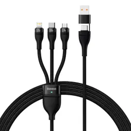 Baseus Flash Series 2 Two for three Charging Cable U+C to M+L+C 100W 1.2m