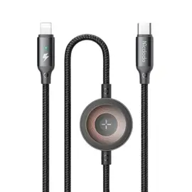 Mcdodo CA-568 2 in 1 Type-C To Lightning + Wireless Charging Cable