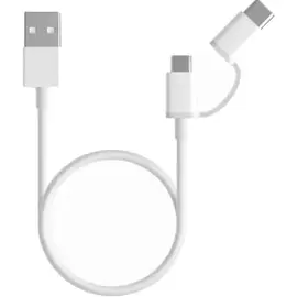 mi 2 in 1 usb cable micro usb to type c (30cm)