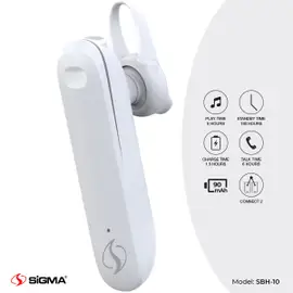 SiGMA Elite Class Bluetooth Headset SBH-10